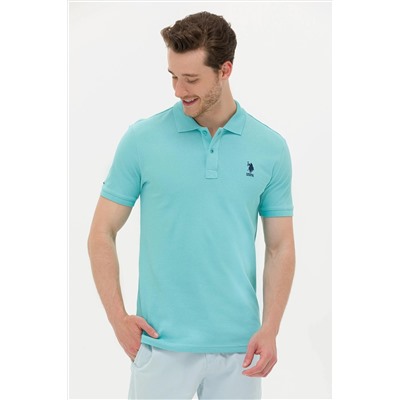 Erkek Mint Basic Polo Yaka Tişört