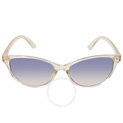 CALVIN KLEINBlue Gradient Cat Eye Ladies Sunglasses