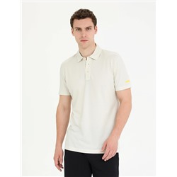 Gri Slim Fit Polo Yaka Tişört