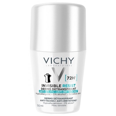 Vichy Deodorant Invisible Resist Dermo-Detranspirant 72H Roll-On 50 ml