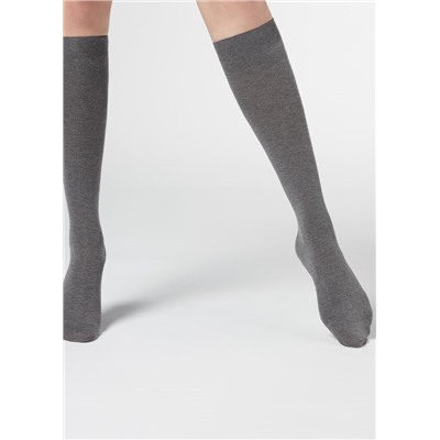 Lange Damensocken mit Cashmere