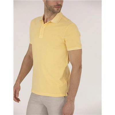 Açık Sarı Slim Fit Polo Yaka Tişört