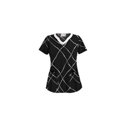 UA Pearls of Wisdom Black Scrub Top