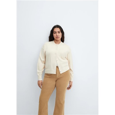 Pantalón flare crop pana