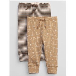 Baby Print Pull-On Pants (2-Pack)