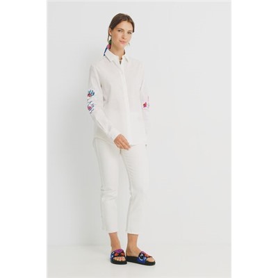 Camisa patch flores