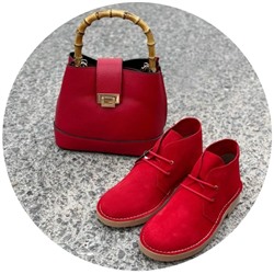 AB.Z. SAFARY FUEGO+Ab.Zapatos PELLE Bambu (630) rojo АКЦИЯ