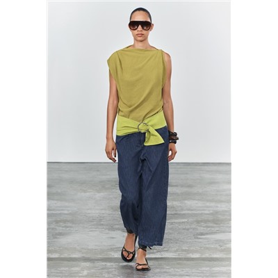 ASYMMETRIC RUSTIC TOP