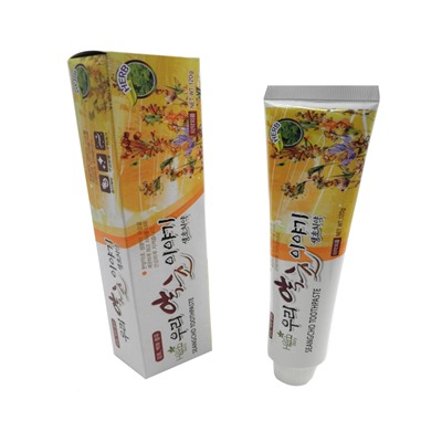 [OUR HERB STORY] Зубная паста НАТУРАЛЬНЫЕ ТРАВЫ Herb Toothpaste, 120 гр