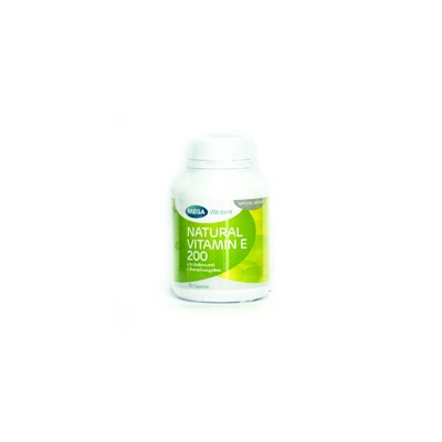 Витамин Е We Care от Mega 60 капсул / Mega We Care Natural Vitamin E 200 60 capsules