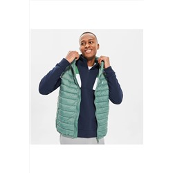 Nautica Nautıca Erkek Yeşil Kaz Tüyü Yelek J27569T