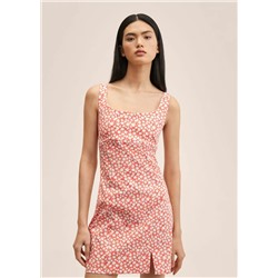 Vestido abertura  -  Mujer | MANGO OUTLET España
