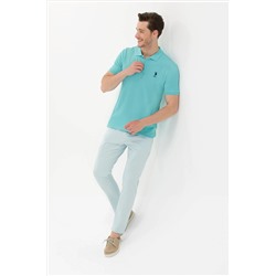 Erkek Mint Basic Polo Yaka Tişört