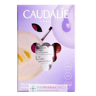 Caudalie Trio de Noël - Crèmes Mains Hydratation 3x30ml