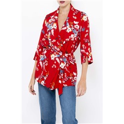 Chaqueta Rojo oscuro