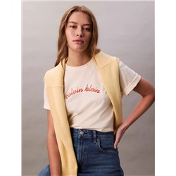 Script Logo Graphic Boxy T-Shirt