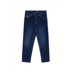 Kız Çocuk Mavi Jean Pantolon