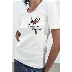 FLORAL PRINT T-SHIRT