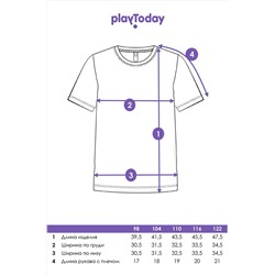 Футболка PLAYTODAY, 1121525