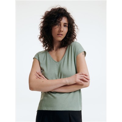 T-Shirt im Kimono-Stil