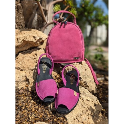Ab. Zapatos 3106-8 magenta+AB.Z · Pelle · mochila serraje (610) Digital АКЦИЯ