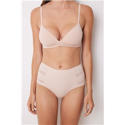 Braga reductora alta nude tul