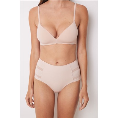Braga reductora alta nude tul