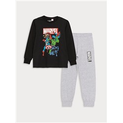 LC Waikiki Bisiklet Yaka Marvel Baskılı Uzun Kollu Erkek Çocuk Pijama Takımı, LCW Kids                                            
                                            Bisiklet Yaka Marvel Baskılı Uzun Kollu Erkek Çocuk Pijama Takımı