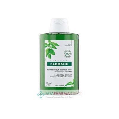 Klorane Ortie Shampooing Séborégulateur 200ml
