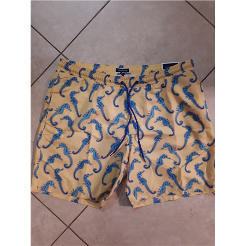 Men's Seahorse Quick-Dry 7" Swim Trunks, Created for Macy's