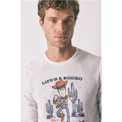 Pijama largo hombre polar "Woody cowboy"