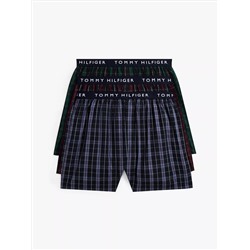 Tommy Logo Woven Boxer 3-Pack