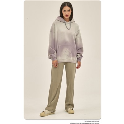 ARTI*E Sprayed Monkey Washed Water Old Edge Модный бренд Толстовка с капюшоном с эффектом старения Унисекс