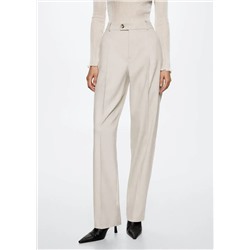 Pantalón recto traje -  Mujer | MANGO OUTLET Melilla