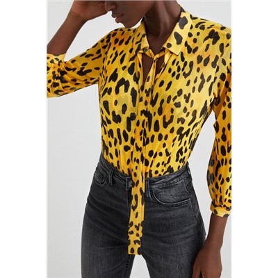 Body camisero leopardo