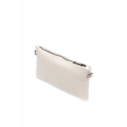 Bandolera de piel Blanco