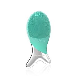 Cleansing Fish #Green, Очищающая щетка-массажер для лица