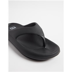 Flip Flops, Men, Dark Black