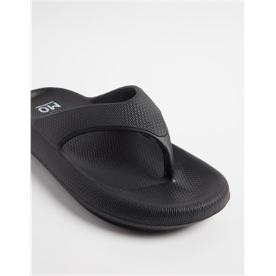 Flip Flops, Men, Dark Black