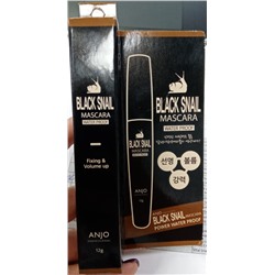 [ANJO PROFESSIONAL] Тушь для ресниц УЛИТОЧНЫЙ МУЦИН Professional Blaсk Snail Mascara Water Proof, 12 гр