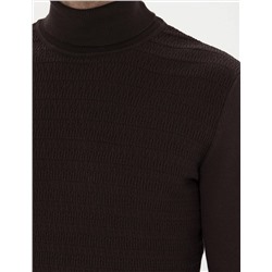 Kahverengi Slim Fit Kazak