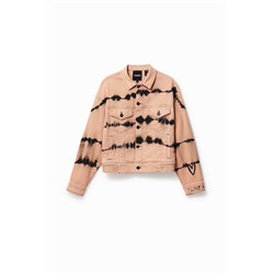 Chaqueta vaquera tie dye
