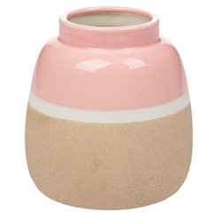 Vase mit Streifenmuster
