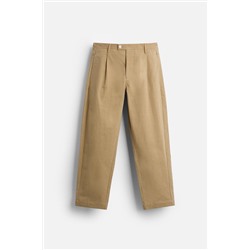PANTALÓN ALGODÓN - LINO PLIEGUES