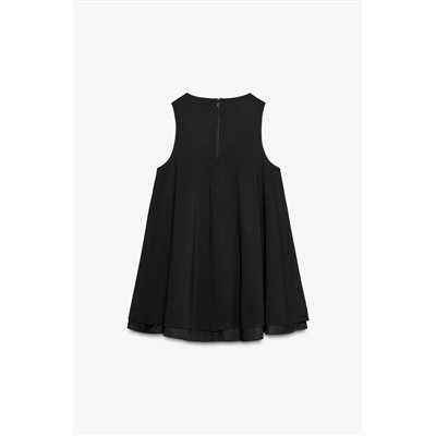 VOLUMINOUS SHORT DRESS