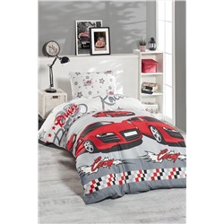 Ev & Ev Home Junior Nevresim Seti Tek Kişilik Crazy Kırmızı Ep-017652