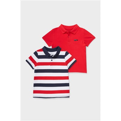 Multipack 2er - Poloshirt - Bio-Baumwolle