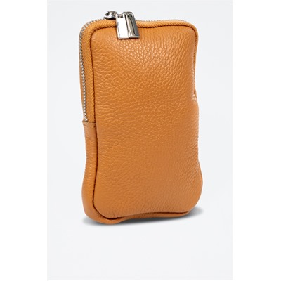 Bandolera de piel Albaredo - Marrón
