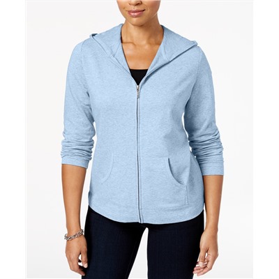 Karen Scott Zip-Front Hoodie, Created for Macy's