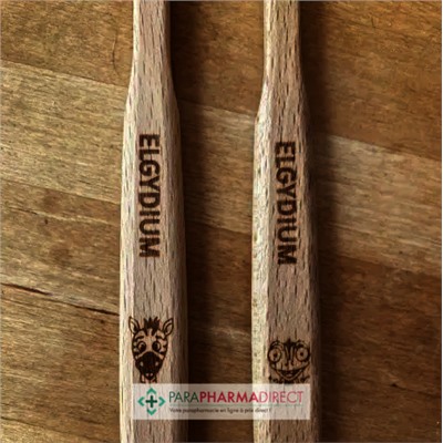 Elgydium Kids Brosse à Dents Bois Eco-Conçue SOFT